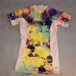 Hurley Womens Surf Rash Guard XS NWOT